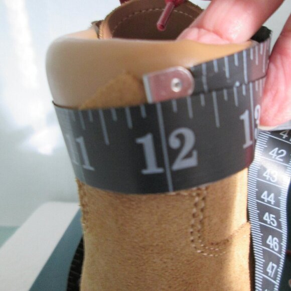 NIB AEROSOLES Camel Suede Sport Cruz Hiking Booties Red Shoelaces Women’s 5.5 - Picture 14 of 15